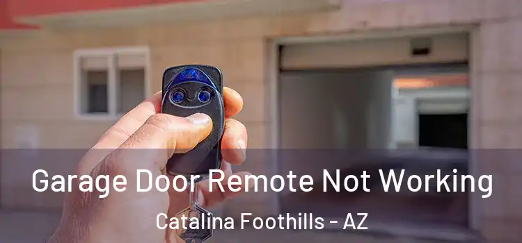  Garage Door Remote Not Working Catalina Foothills - AZ