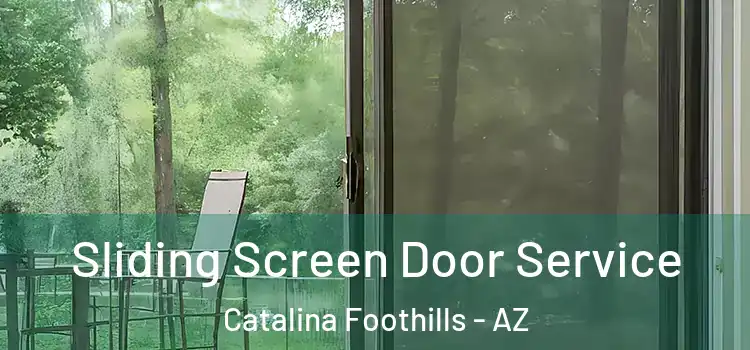 Sliding Screen Door Service Catalina Foothills - AZ